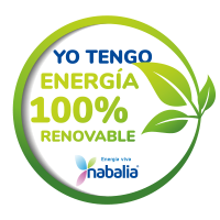 Nabalia - Certificat - Jo tinc energía 100% renovable